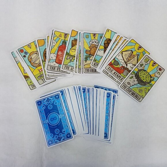 Food Fortunes: Mystical Oracle Tarot Deck By Josh Lafayette Complete - Picture 5 of 7